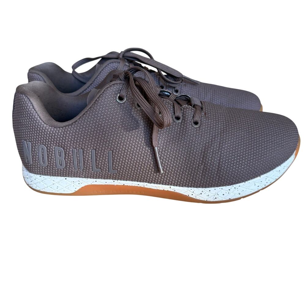 NOBULL Unisex Brown Trainer Gum Sole CrossFit Training Shoes Mens 12 W 13.5